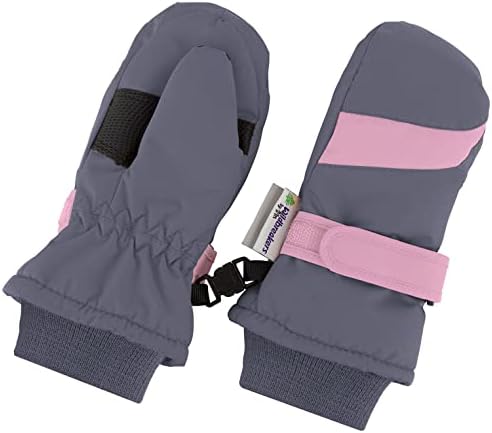 Waterproof Kids Mittens Gloves, 100G 3M Thinsulate Baby Toddler Winter Snow by ZeldaMatilda