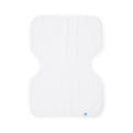 Little Unicorn Ultra-Absorbent Premium Burp Cloth | Soft on Baby's Skin | Larger Size | Ergonomic Design (White)