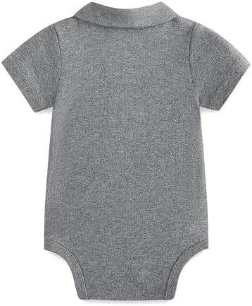 Baby Girl Collared Onsie Polo Bodysuit Boy Cotton Romper Short Sleeve 0~24M - Image 2