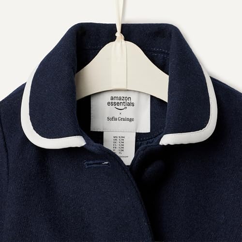 Amazon Essentials x Sofia Grainge Toddler and Baby Girls' Wool Blend A-Line - Image 4
