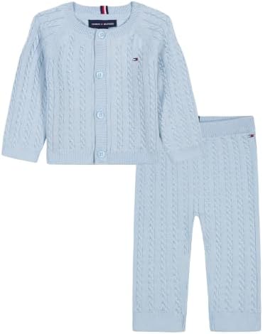 Tommy Hilfiger Baby Boys' 2-piece Fleece Set, Sweatshirt and Jogger Sweatpant by TommyHilfiger
