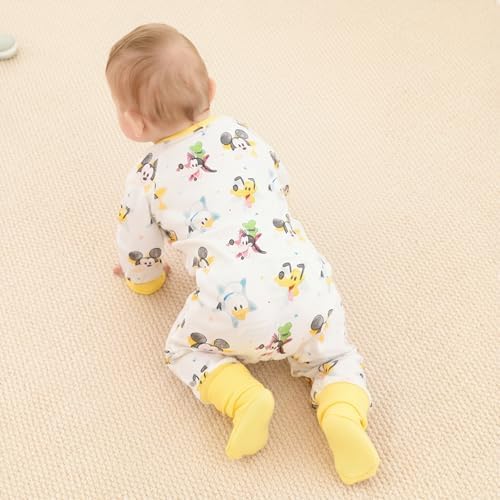 Disney Baby Organic Cotton Zip Footie Clothes Romper Outfit - Image 3