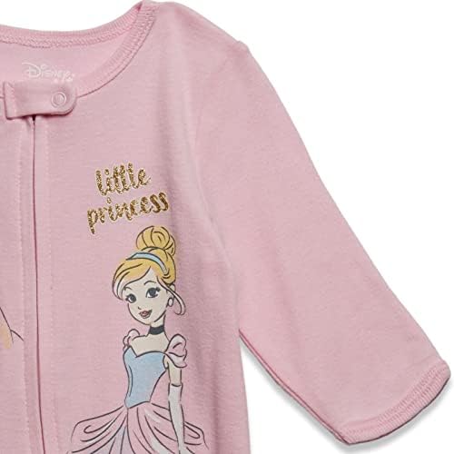 Disney Baby Girls' 2-Pack Footed Sleep N' Play Newborn to Infant - Image 7