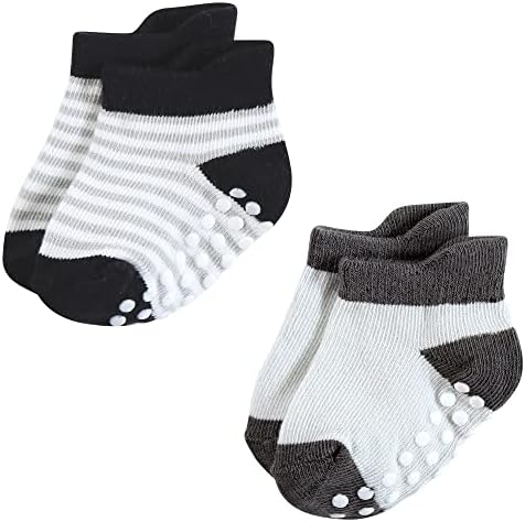 Hudson Baby Unisex Baby Non-Skid No-Show Socks - Image 5
