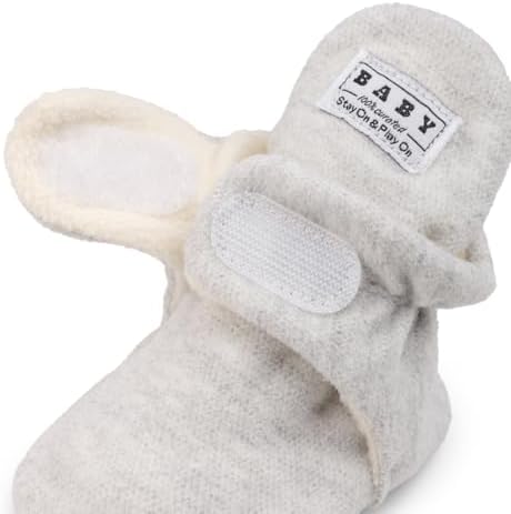 HsdsBebe Unisex Newborn Baby Cotton Booties Non-Slip Sole - Image 7