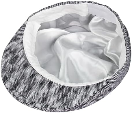 A&J DESIGN Baby Boys Newsboy Cap Toddler Kids Tweed Vintage Flat Hat - Image 4