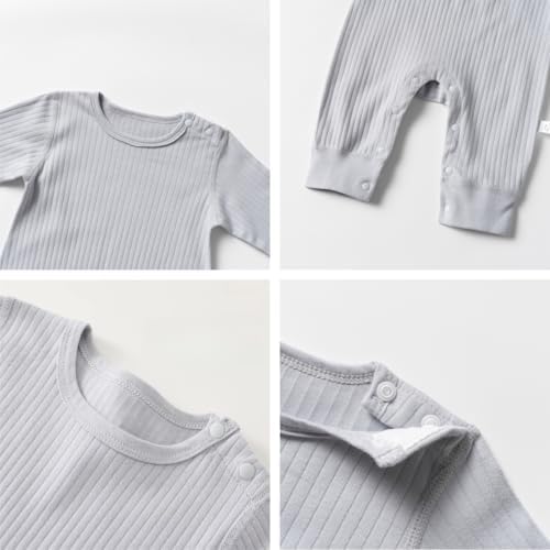 Baby Romper Long Sleeve Pure Cotton Unisex One Piece Jumpsuit, Newborn Clothes - Image 6