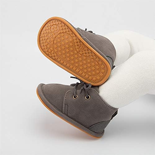 Meckior Baby Booties Newborn Infant Unisex Baby Girls Boys Velvet Rubber - Image 3