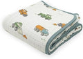 Little Unicorn Muslin Quilt Blanket | 100% Cotton Soft Multi-Layered Muslin by LittleUnicorn