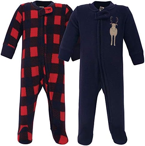 Hudson Baby Unisex Baby Fleece Sleep and Play - Image 2