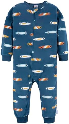 Gerber Baby Boys 3-Pack Fleece Footless Pajamas - Image 3