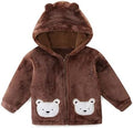 Unisex Baby Fleece Jacket Winter Sherpa Lined Hoodie by JingleBaBa