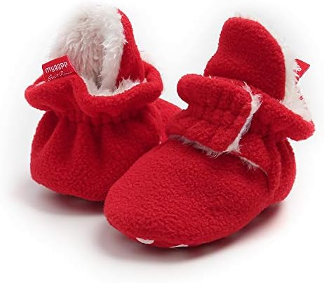 Baby Booties Cozy Fleece Slippers Soft Baby Shoes - Image 4