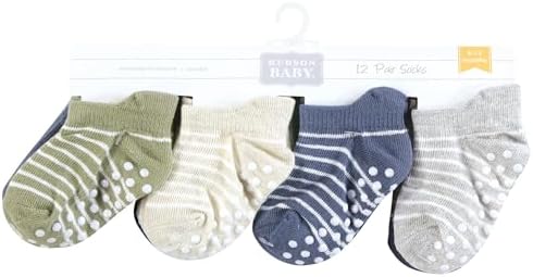 Hudson Baby Unisex Baby Non-Skid No-Show Socks - Image 2