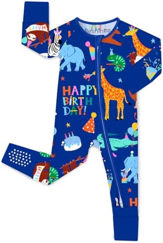 babee Reshinee Bamboo Viscose Baby Footie Pajama, Zipper Sleeper Boys Girls by babeeReshinee