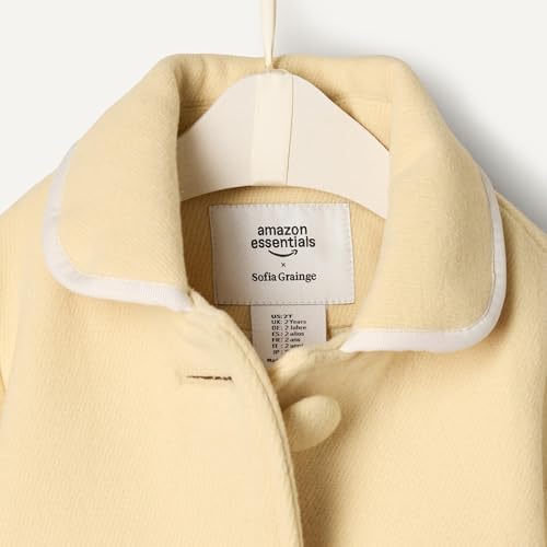 Amazon Essentials x Sofia Grainge Toddler and Baby Girls' Wool Blend A-Line - Image 5