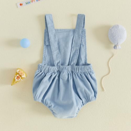 Honganda Baby Boy 1/2 Birthday Outfit Half Way to One Cake Smash Romper - Image 6