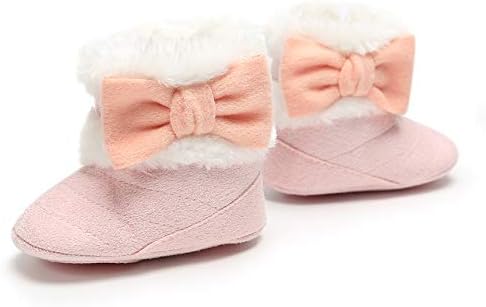 Ohwawadi Infant Baby Boots Boys Girls Cozy Fleece Slippers Snow Boots Winter - Image 7