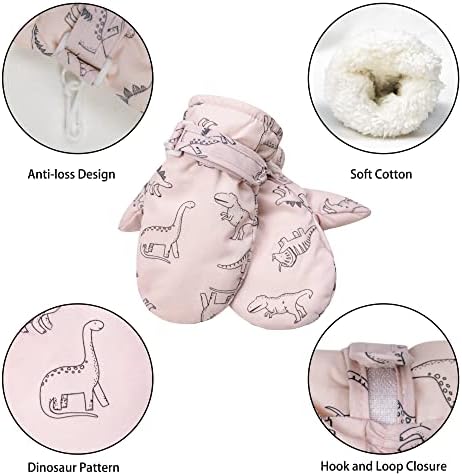 Toddler Mittens Lined Fleece Snow Gloves - Image 4