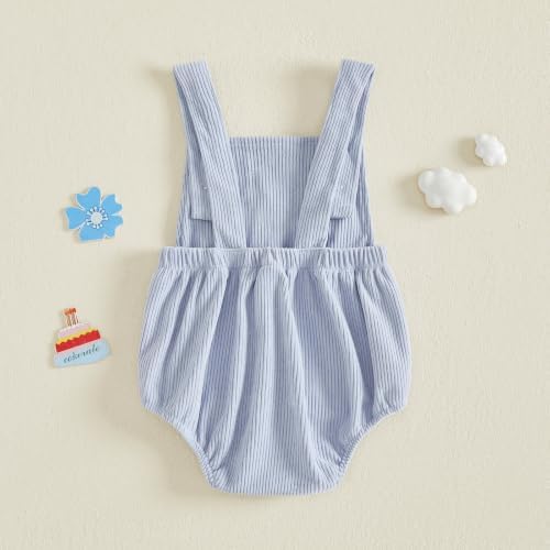 Honganda Baby Boy 1/2 Birthday Outfit Half Way to One Cake Smash Romper - Image 7