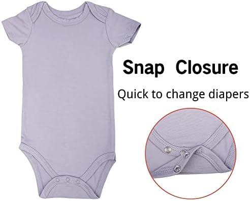 Kids Rayon of Bamboo Pajamas Set Short Sleeve Button Shorts Ages 0-24 - Image 3