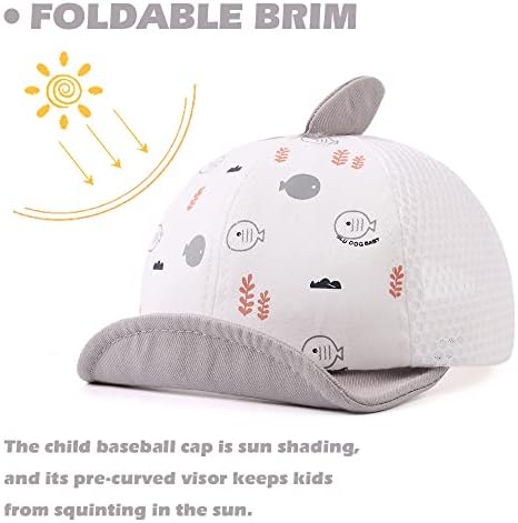 JANGANNSA Baby Duck Cap Infant Kids Sun Hat Bear Cute Cartoon Caps Spring Summer - Image 3
