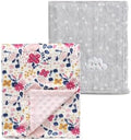 CREVENT 2Pcs 30''X40'' Cute Cozy Fluffy Warm Baby Blankets by CREVENT