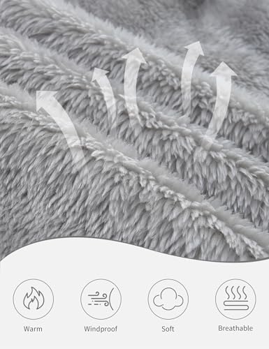 Unisex Baby Fleece Jacket Winter Sherpa Lined Hoodie - Image 6