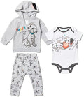 Disney Classics Winnie the Pooh Mickey Mouse Baby Hoodie Bodysuit and Pants 3 by Disney