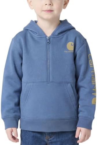 Carhartt Kid's CA6873 Half-Zip Logo Sweatshirt by Carhartt