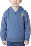 Carhartt Kid's CA6873 Half-Zip Logo Sweatshirt by Carhartt