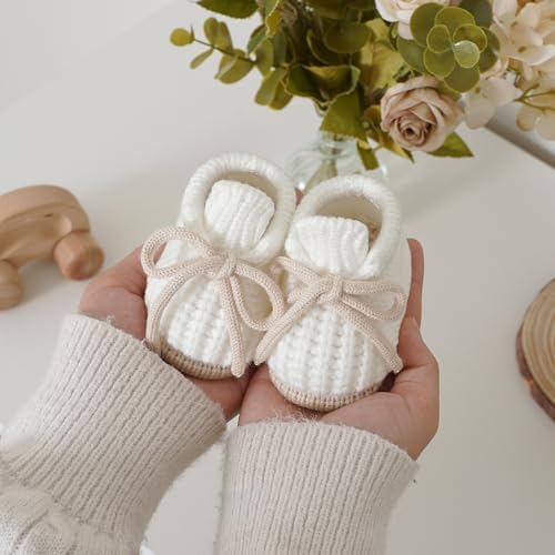 LAWKUL Baby Booties Knit Newborn Shoes - Image 2