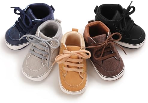 Baby Boys Girls Booties Fleece Anti-Slip Soft Sole Boots Toddler First Walker - Image 4