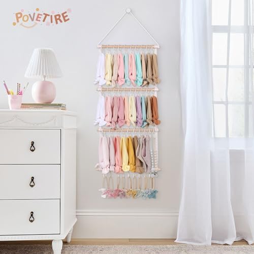 POVETIRE Headband Holder for Girls Baby Headband Organizer Head Bands Hair - Image 7