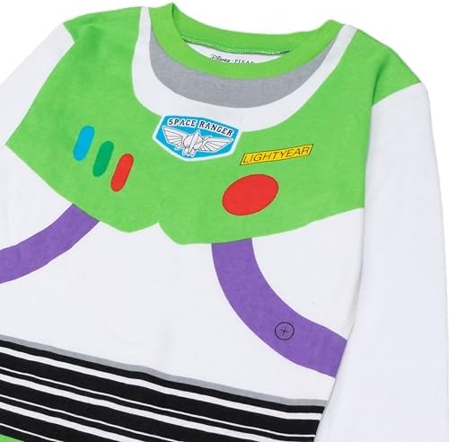 Disney Boys' 4-Piece Snug-fit Cotton Matching Comfortable Pajama Set, Soft & - Image 4