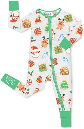 babee Reshinee Bamboo Viscose Baby Footie Pajama, Zipper Sleeper Boys Girls by babeeReshinee
