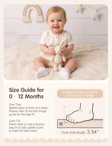 Durio Baby Girl Ruffle Socks - Image 7