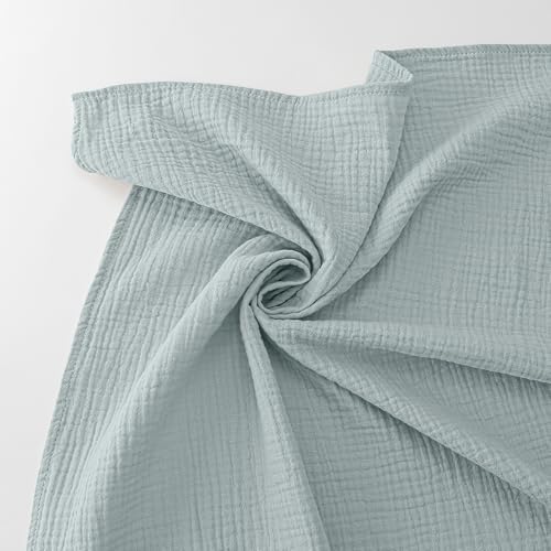 Bearmoss Muslin Swaddle Blankets, 40 x 38 inches Baby Swaddle - Image 7