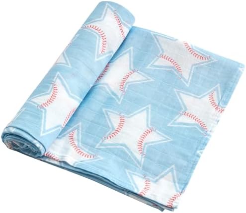 Baby Swaddle Blankets, Bamboo Muslin Receiving Blanket | 1-Pack, Lightweight & by IBESTOPIA