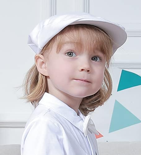 A&J DESIGN Baby Boys Newsboy Cap Toddler Kids Tweed Vintage Flat Hat - Image 2