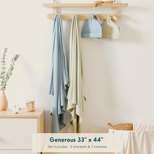 GRSSDER 2 Set Newborn Swaddle Blanket - Image 2