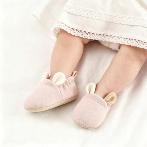 Jastore Baby Girls Booties Newborn Infant Shoes Cozy Soft Warm Cotton Boots - Image 7