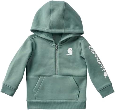 Carhartt Kid's CA6873 Half-Zip Logo Sweatshirt by Carhartt
