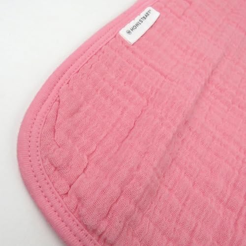 HonestBaby Multipack Woven Burp Cloths Soft Absorbent Multi-Layered 100% - Image 2