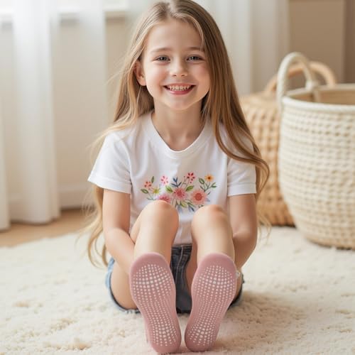 HONGTEYA 6 Pairs Toddler Ruffle Socks - Image 2