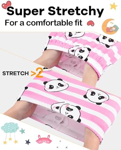 DAUGHTER QUEEN Girls Summer Pajamas Set 4 Pieces 100% Cotton Sleepwear Size 18 - Image 4
