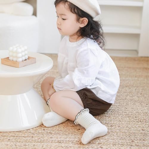 Toddler Girl Ruffle Socks Baby Girls Knee High Socks - Image 5