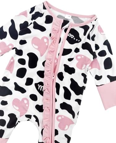 Bow Dream Bamboo Rayon Baby Romper Boy Newborn Girl Clothes Outfit - Image 5