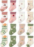 Newborn Baby-girls Socks and Bow Infant Toddler Ankle Socks by ToptimBabyHeadbands