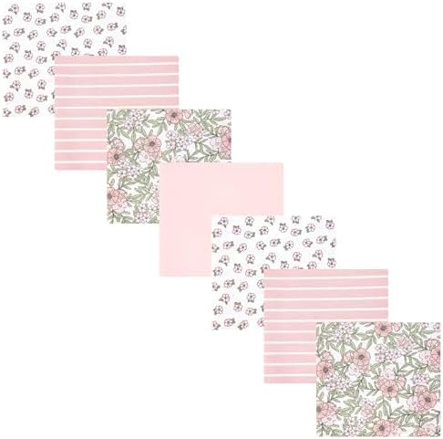 Hudson Baby Unisex Baby Cotton Polyester Flannel Receiving Blankets Bundle by HudsonBaby